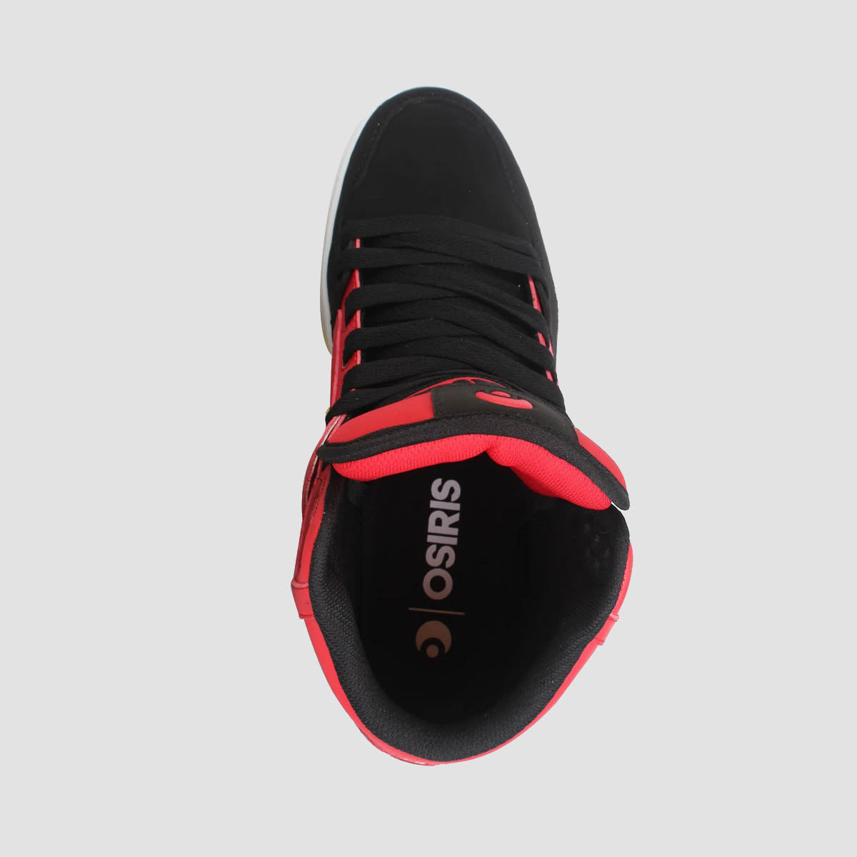 Osiris Clone High Top Shoes - Red/Black/Font