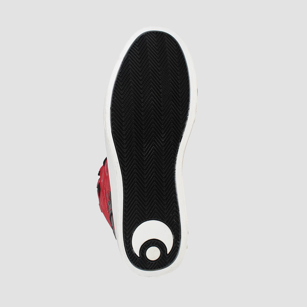 Osiris Clone High Top Shoes - Red/Black/Font