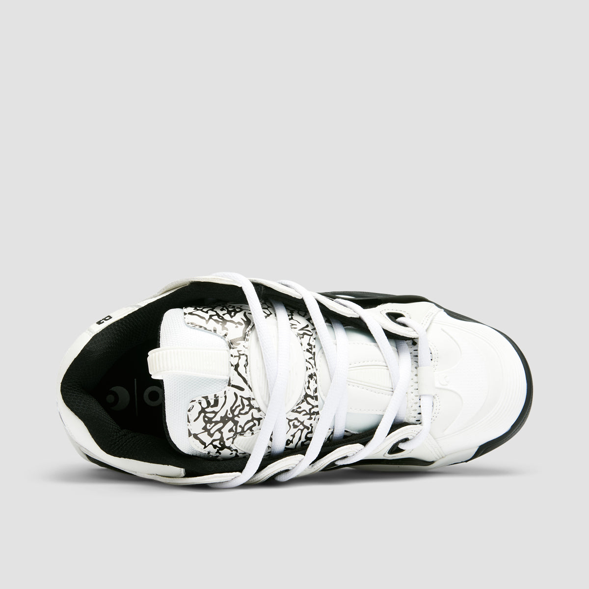 Osiris D3 2001 Shoes - Black/White/Crack