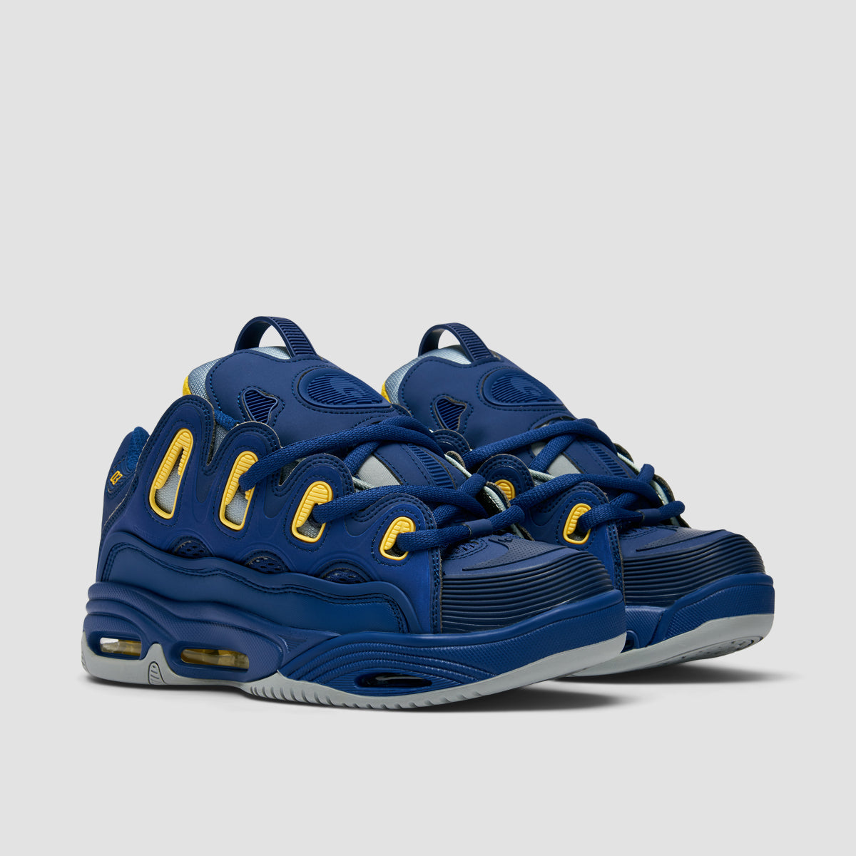 Osiris D3 2001 Shoes - Cadet Blue/Yellow