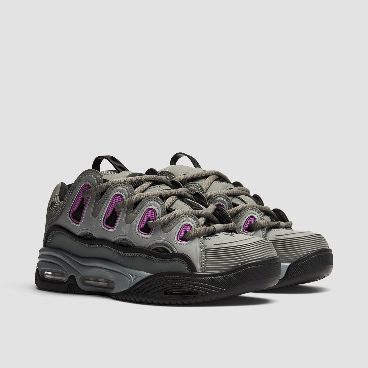 Osiris D3 2001 Shoes - Grey/Purple/Yellow