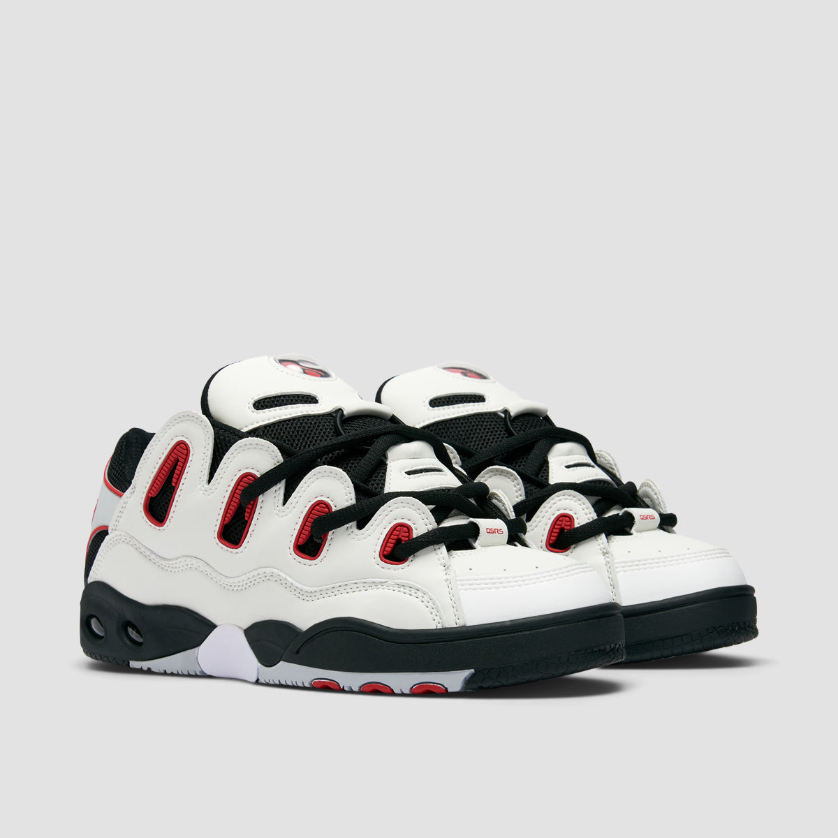 Osiris D3 OG Shoes Black White Red