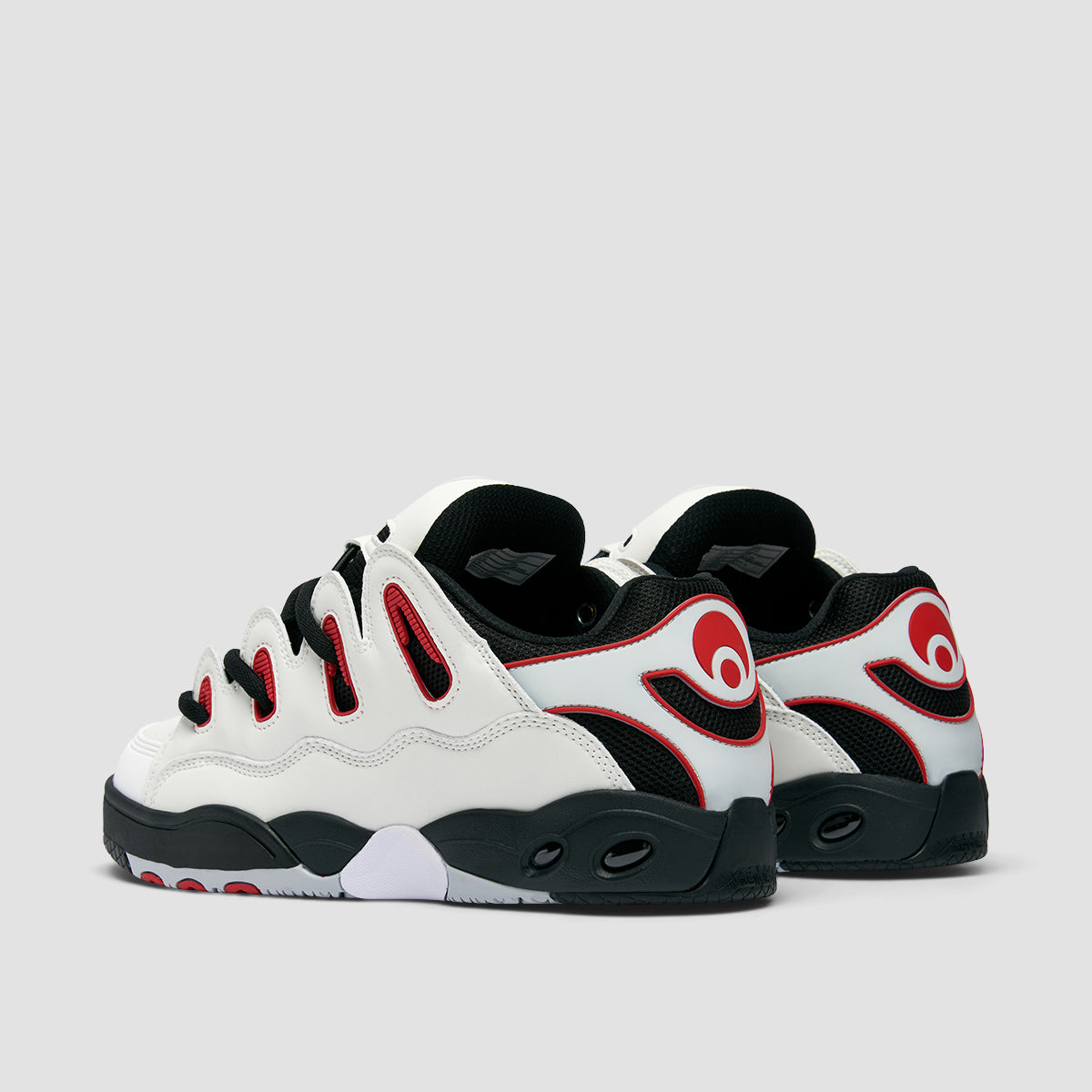 Osiris D3 OG Shoes - Black/White/Red