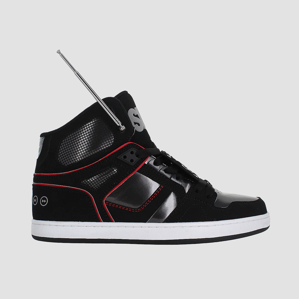 Osiris NYC 83 CLK High Top Shoes - Black/Red/Boombox