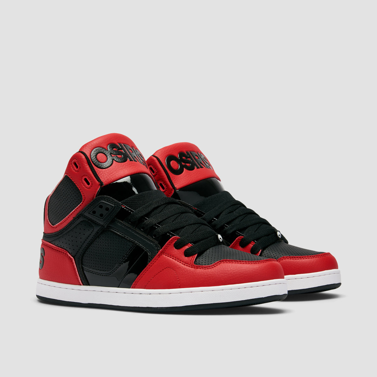 Osiris NYC 83 CLK High Top Shoes - Red/Black/Black