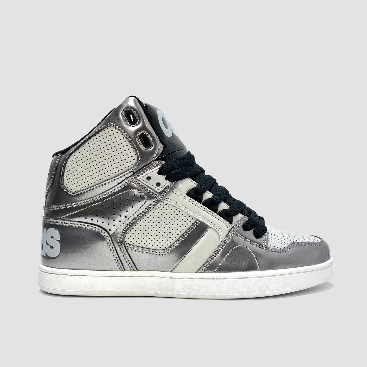 Osiris NYC 83 CLK High Top Shoes - Silver/Black/White