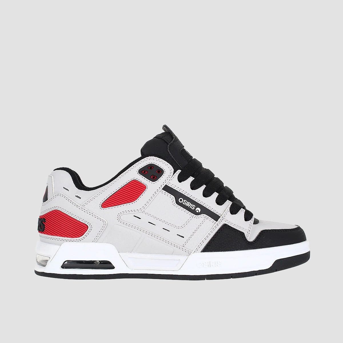 Osiris Peril Shoes - Grey/Black/Red