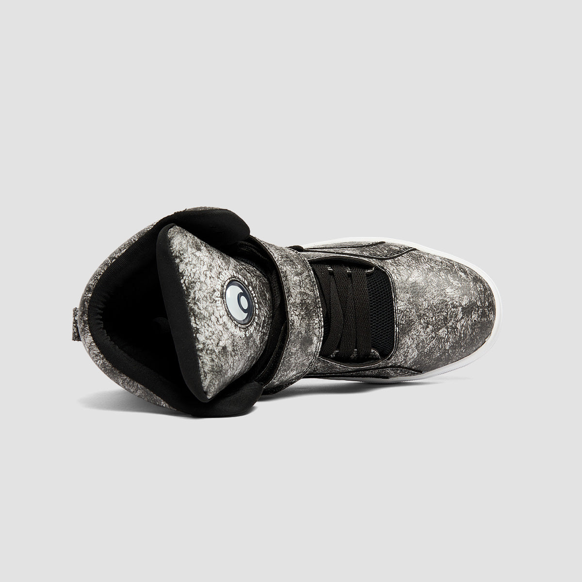 Osiris Rize Ultra High Top Shoes - Black/Crack/White