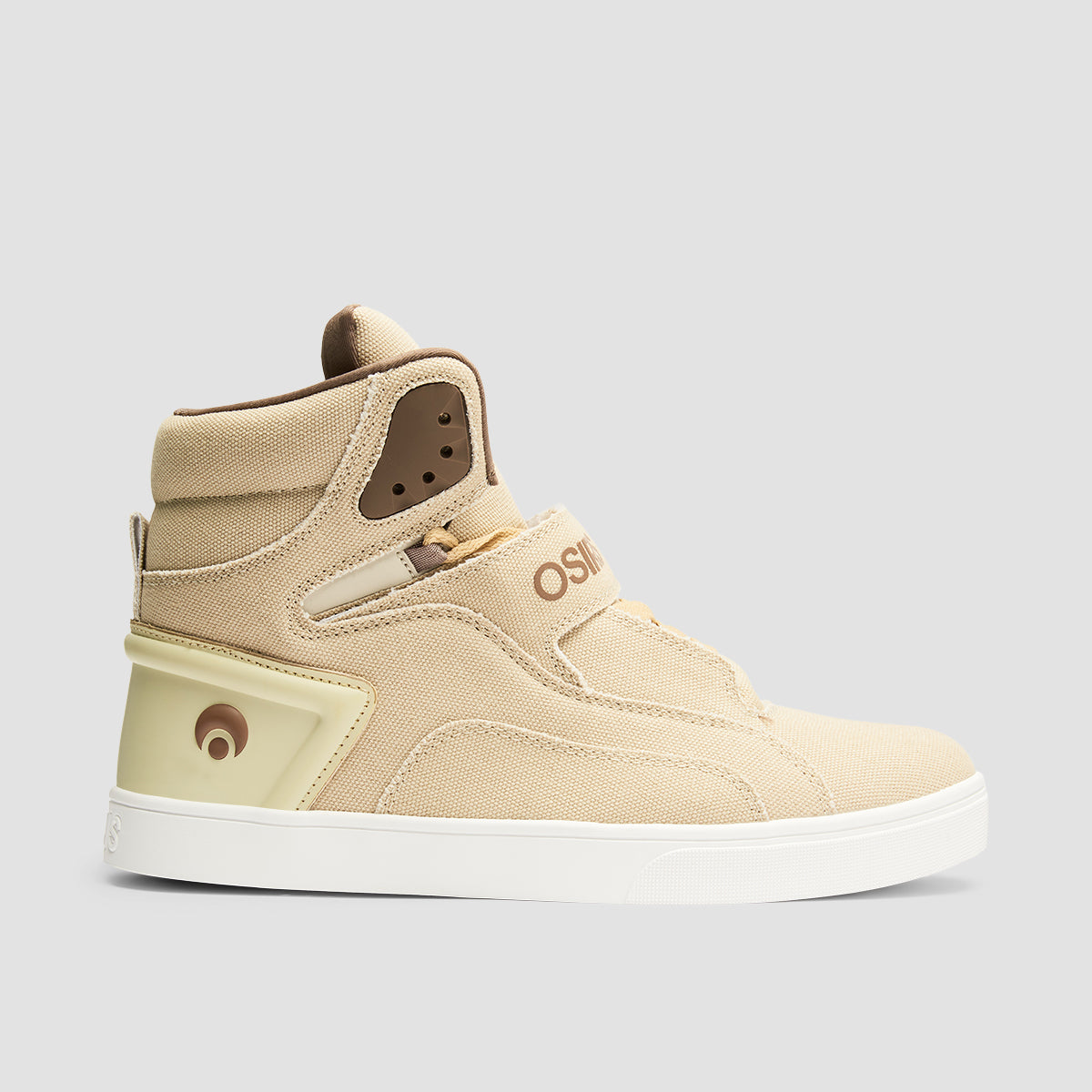 Osiris Rize Ultra High Top Shoes - Sand/White/Brown