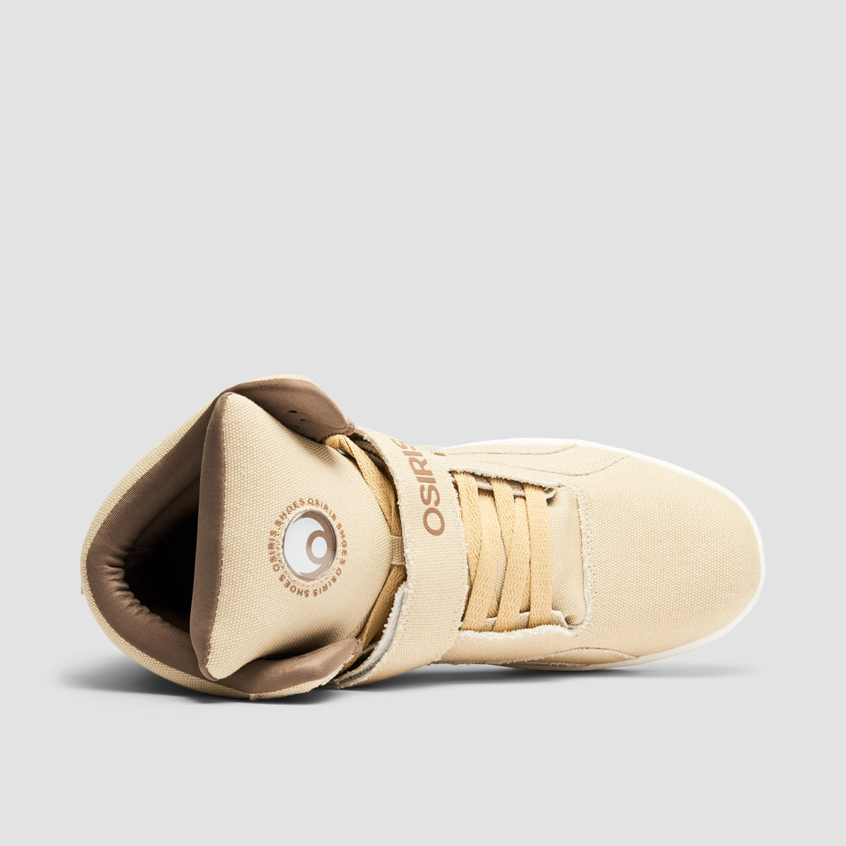 Osiris Rize Ultra High Top Shoes - Sand/White/Brown