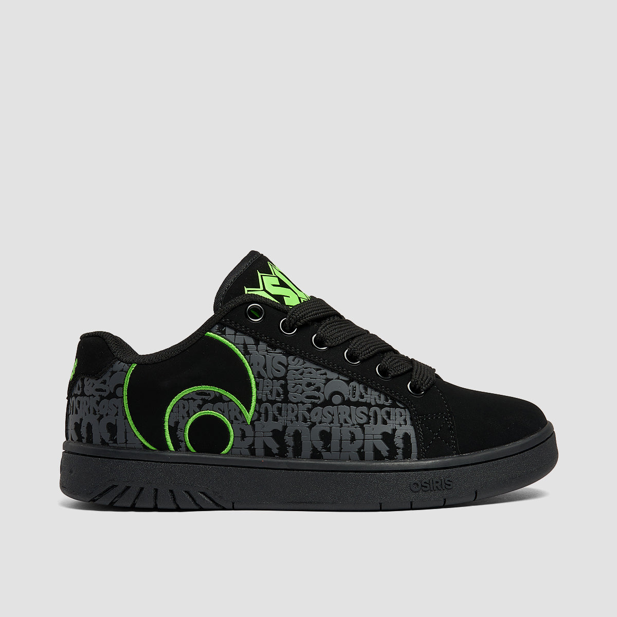 Osiris Troma ALT Shoes - Black/Black/Green