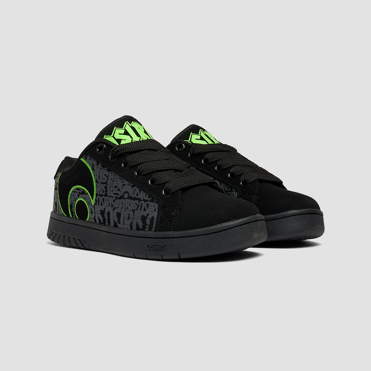 Osiris Troma ALT Shoes - Black/Black/Green