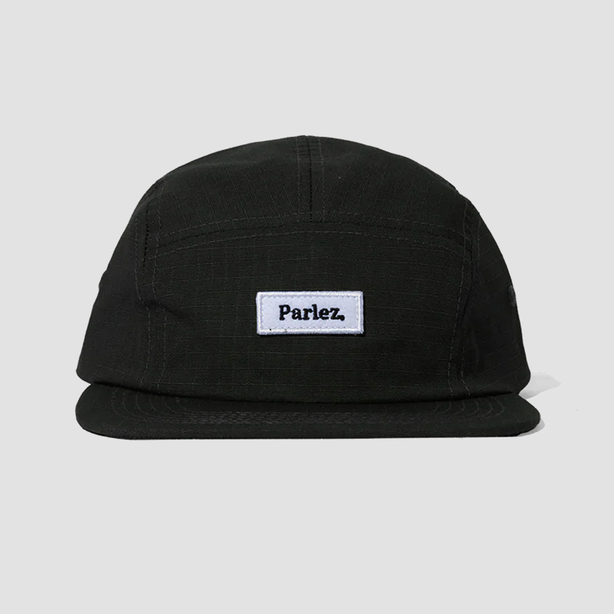 Parlez Cover 5 Panel Cap Black