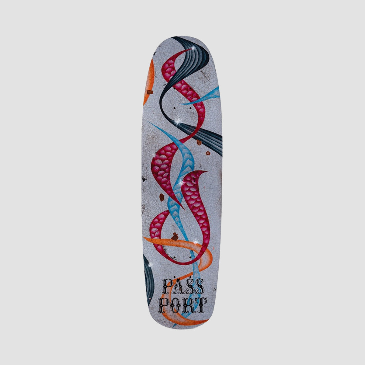 PASS-PORT Aged Airbrush Series Scales Softie Skateboard Deck - 8.6"