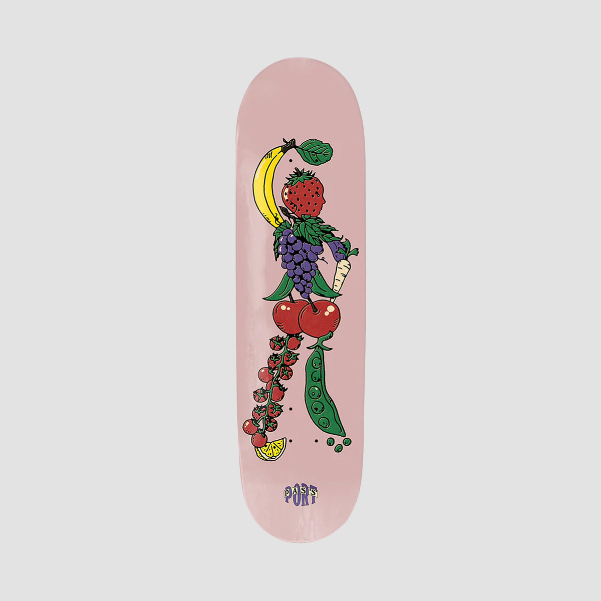 PASS-PORT Assorted Friends Series Fruitworld Skateboard Deck - 8.5"