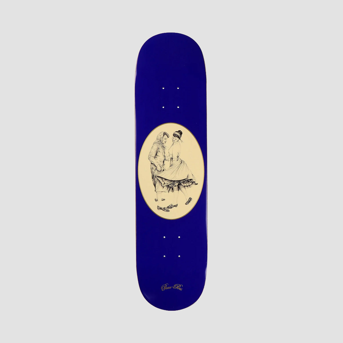PASS-PORT Dancer Series Skateboard Deck Blue - 8"