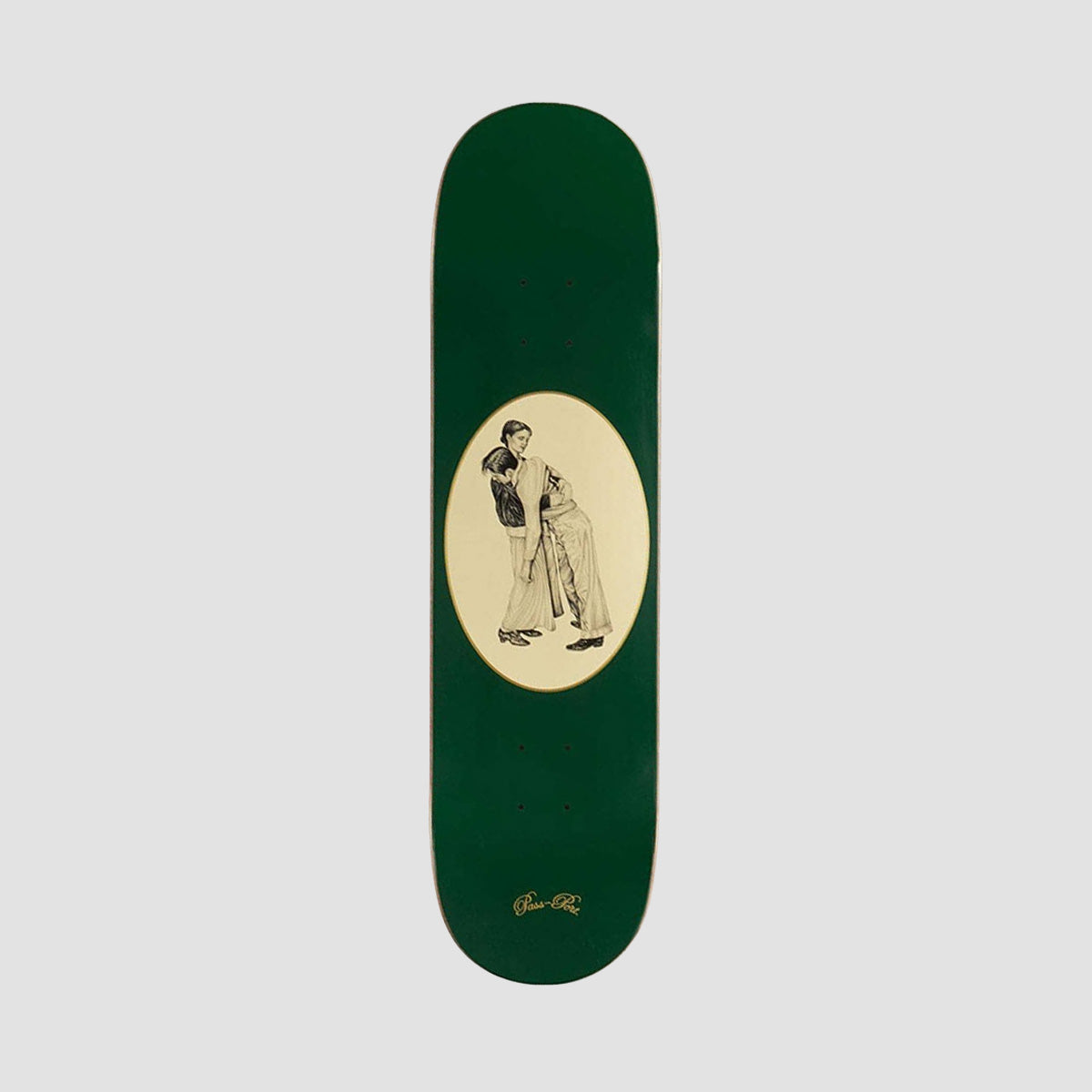 PASS-PORT Dancer Series Skateboard Deck Green - 8.38"