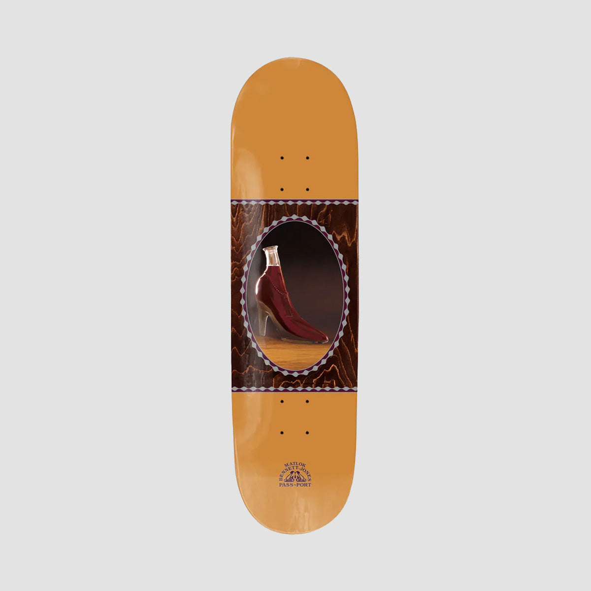 PASS-PORT Glass Vessel Pro Series Matlok High Heel Skateboard Deck - 8"