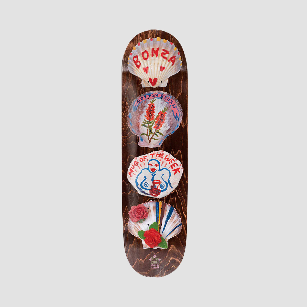 PASS-PORT Molly Turner Series Shells Skateboard Deck - 8.5"