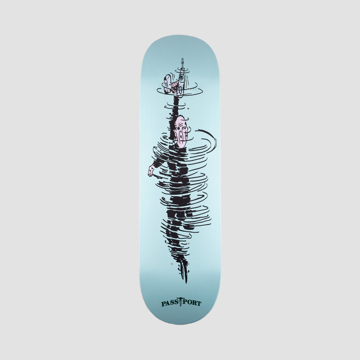 PASS-PORT Spin Me Round Drill Skateboard Deck - 8.25"