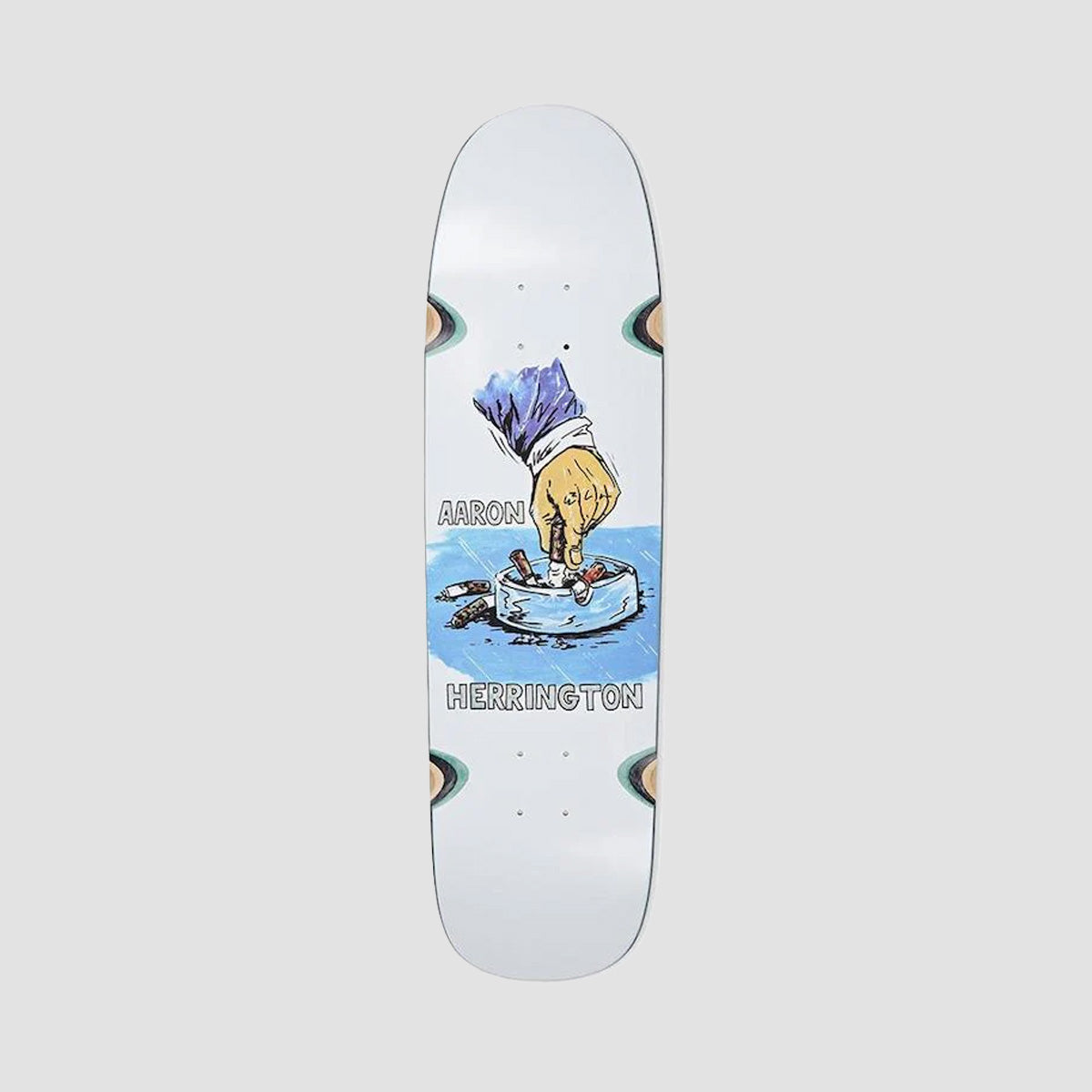 Polar Aaron Herrington Chain Smoker WW P9 Skateboard Deck - 8.625"