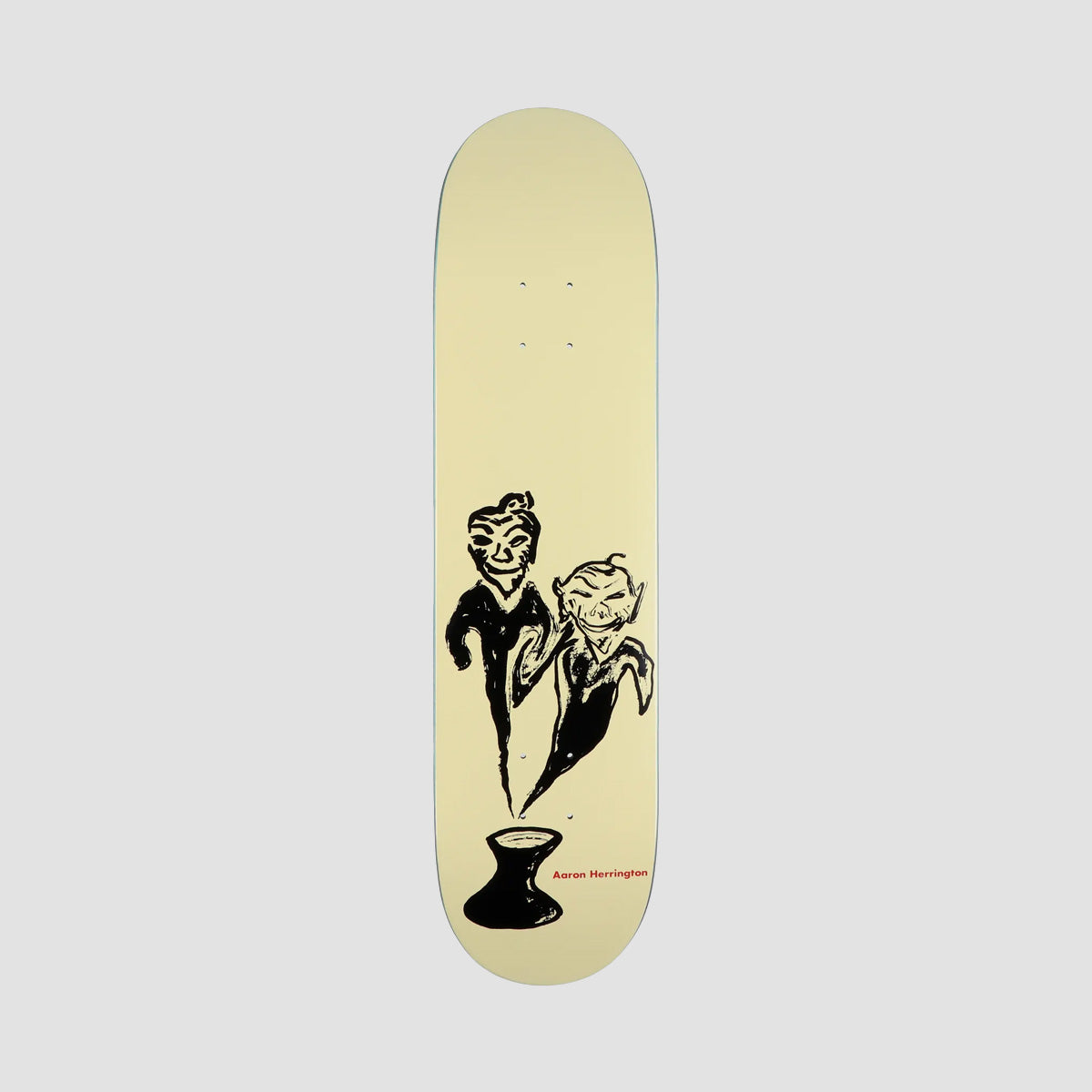 Polar Aaron Herrington Pot Demons Skateboard Deck Yellow - 7.875"