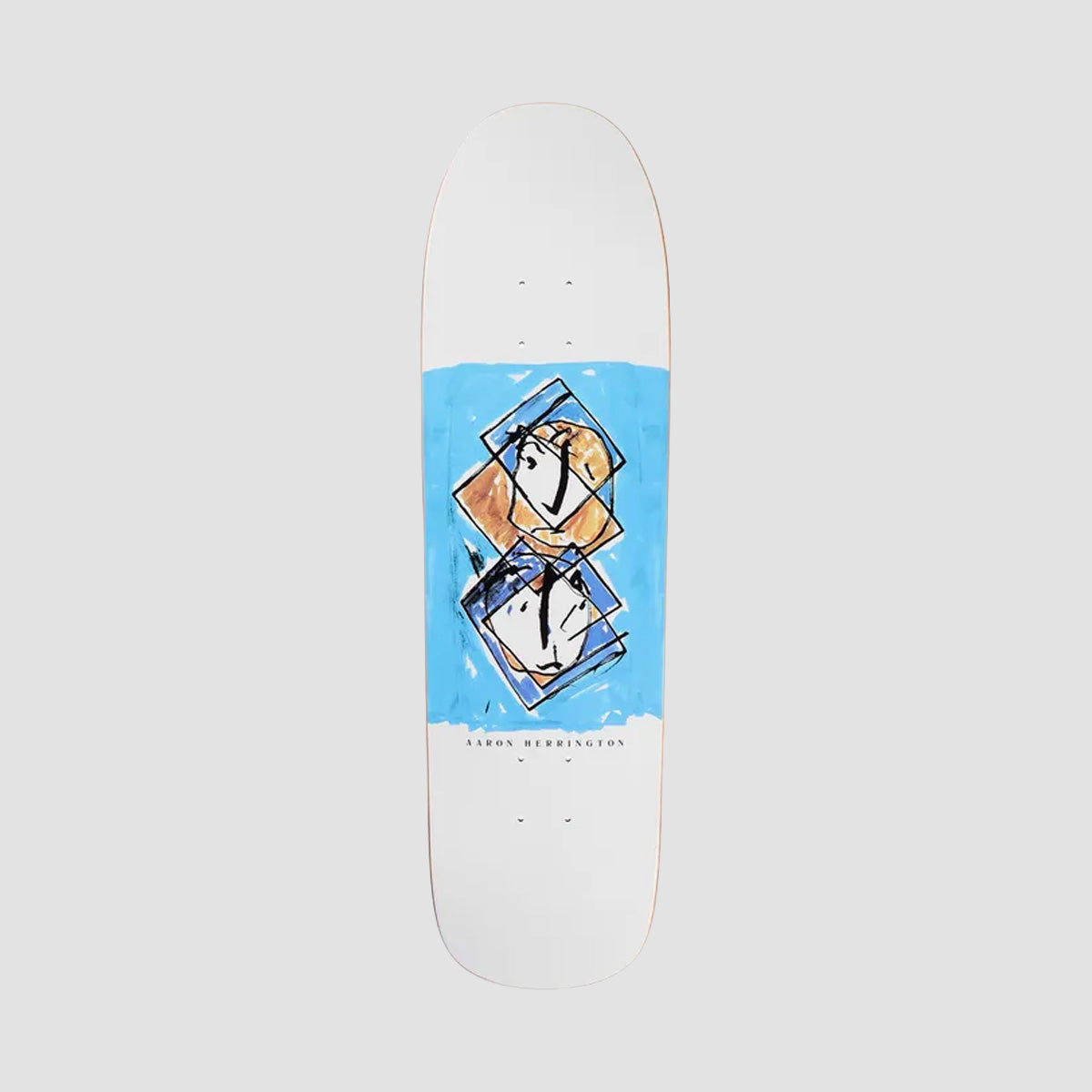 Polar Aaron Herrington Twisted 1991 Jr Skateboard Deck - 8.65"