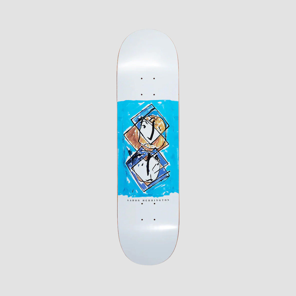 Polar Aaron Herrington Twisted Skateboard Deck - 8.25"