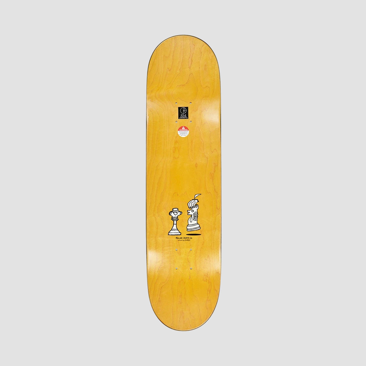 Polar Dane Brady Checkmate Skateboard Deck - 8"
