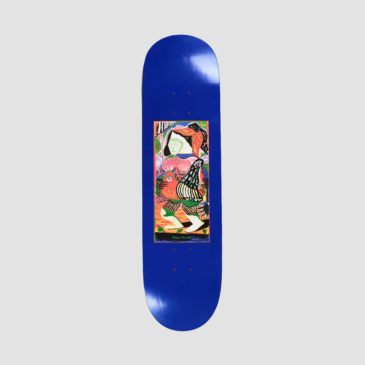 Polar Dane Brady Pigeons Skateboard Deck Purple - 8.5"