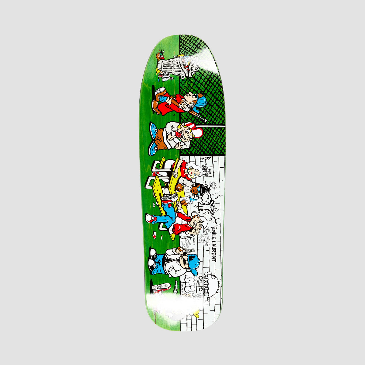 Polar Emile Laurent High School D1 Skateboard Deck Various Stains - 9.25"