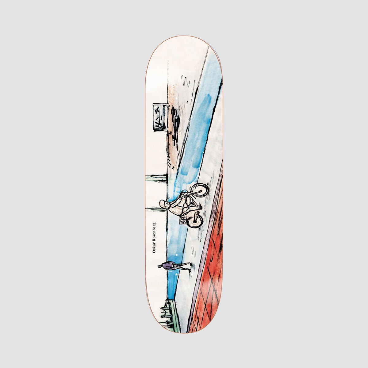 Polar Oskar Rozenberg West Harbour Skateboard Deck - 8.25"