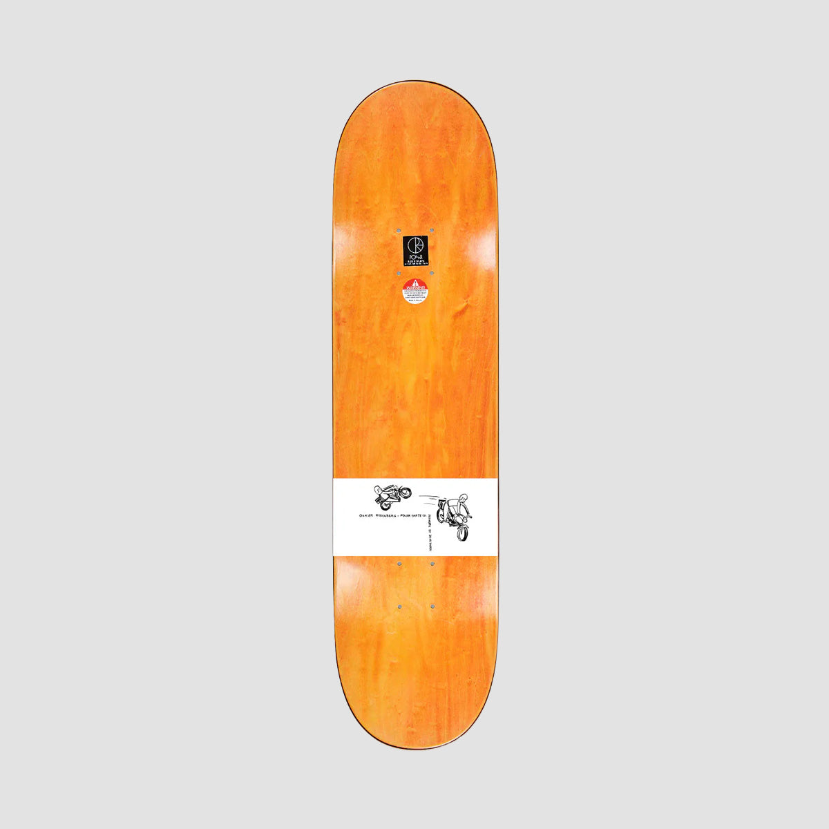 Polar Oskar Rozenberg West Harbour Skateboard Deck - 8.25"