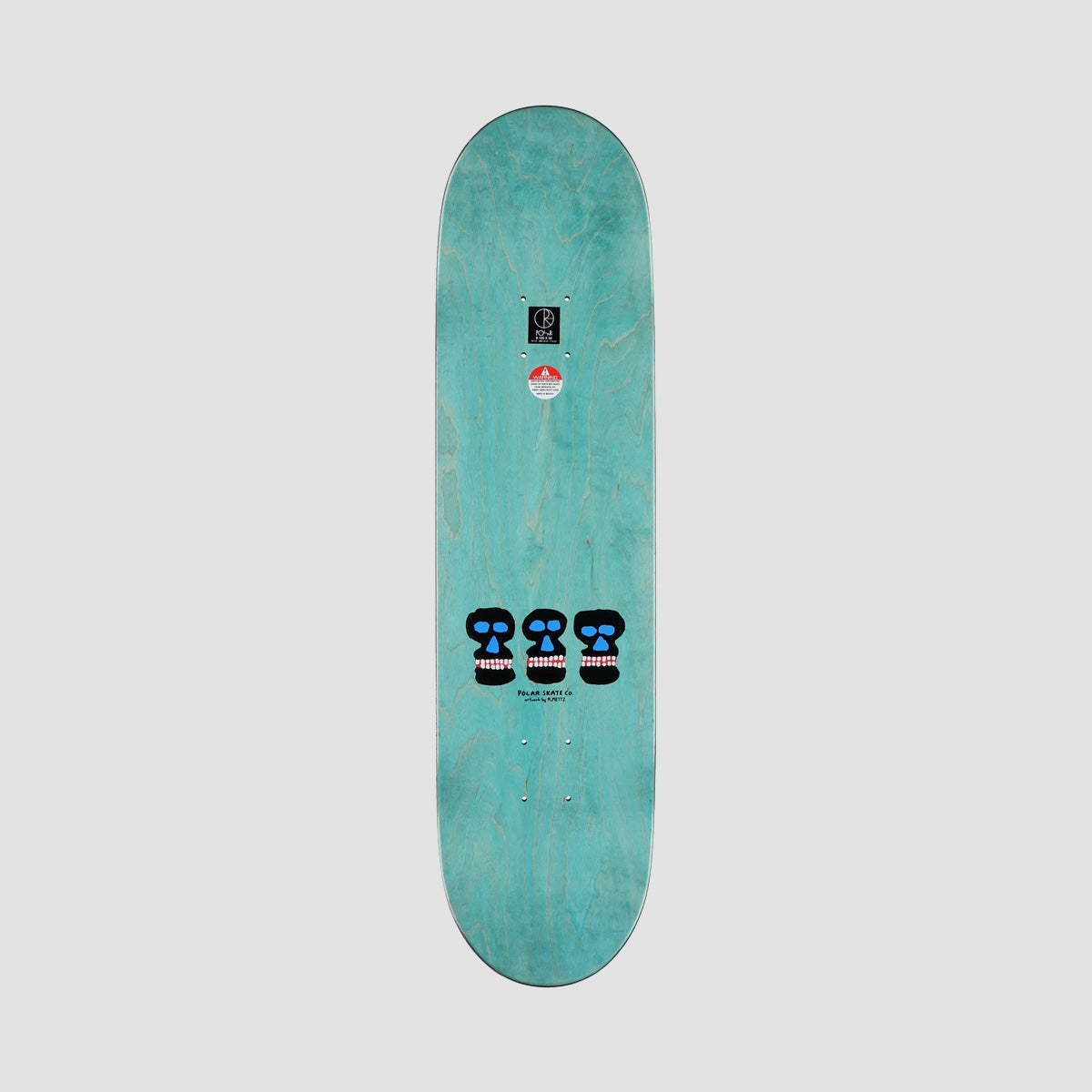 Polar Oskar Rozenberg World Domination Skateboard Deck Yellow - 8.125"