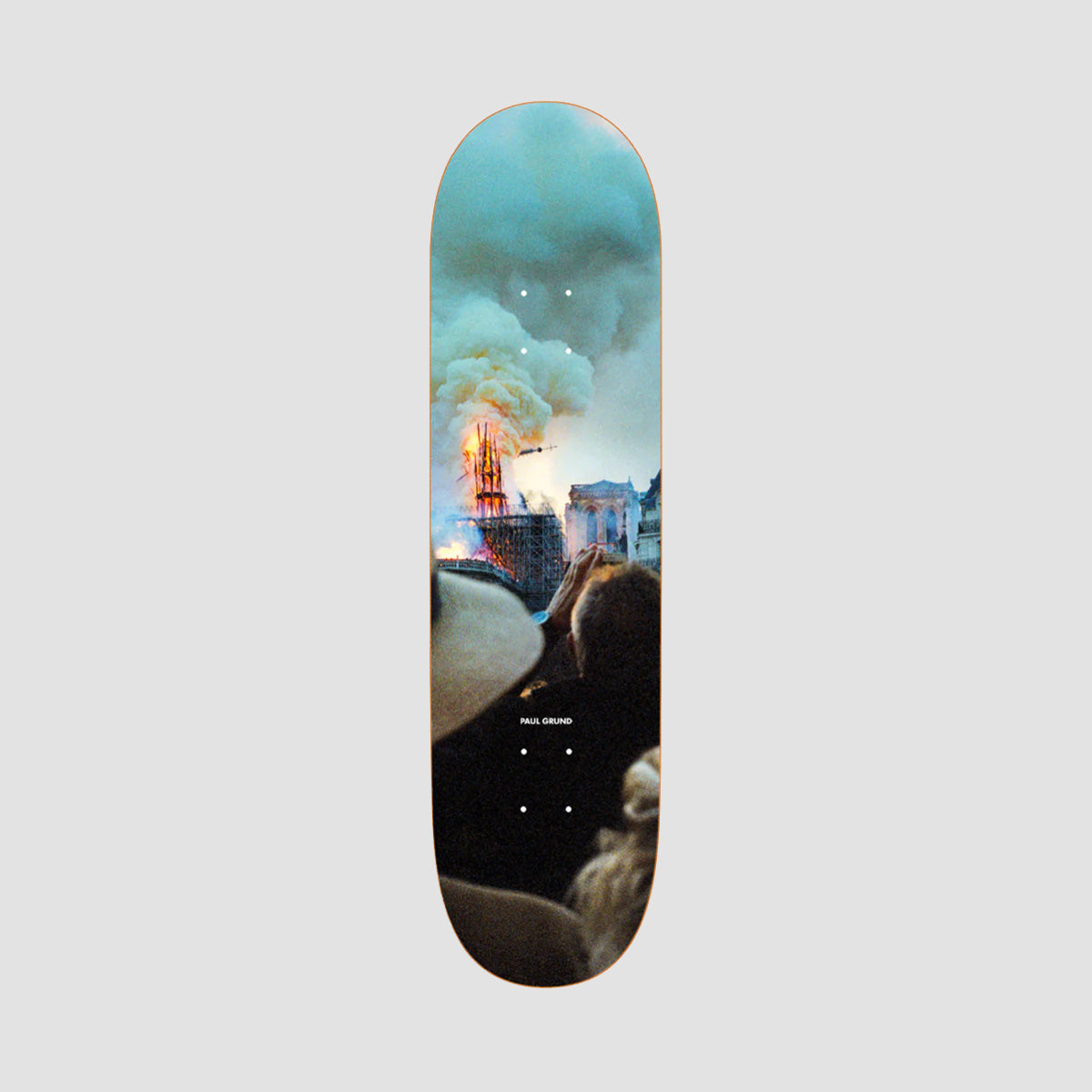 Polar Paul Grund Notre Dame Slick Skateboard Deck - 8.125"