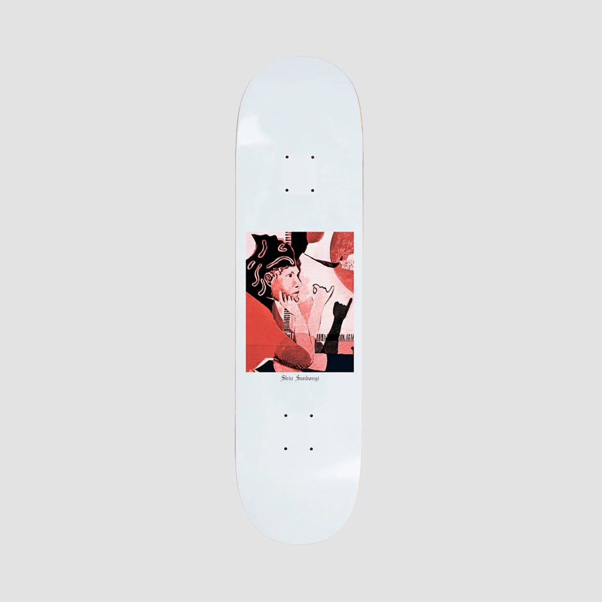 Polar Shin Sanbongi Contact Skateboard Deck - 8.5"