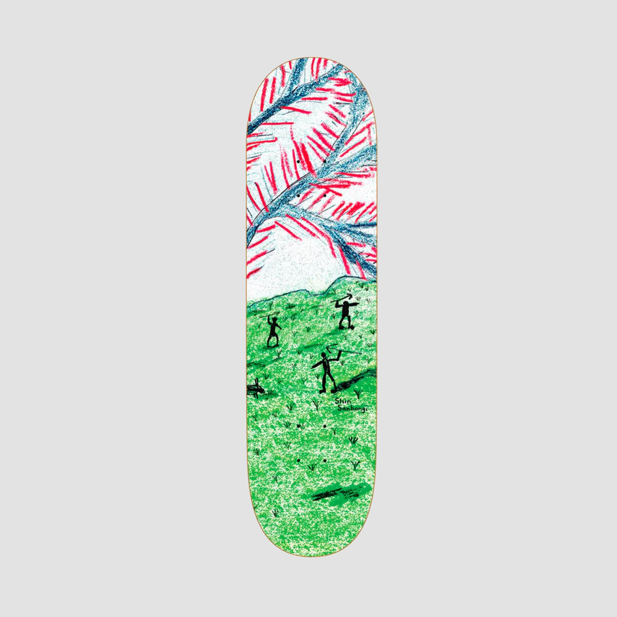 Polar Shin Sanbongi Hunters Skateboard Deck - 8.5"