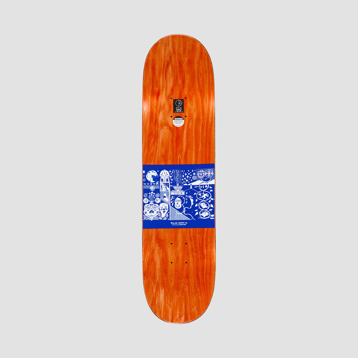 Polar Shin Sanbongi The Spiral Of Life Skateboard Deck Black - 8.25"