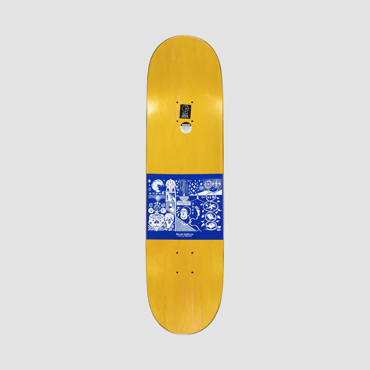 Polar Shin Sanbongi The Spiral Of Life Skateboard Deck Olive - 8.125"