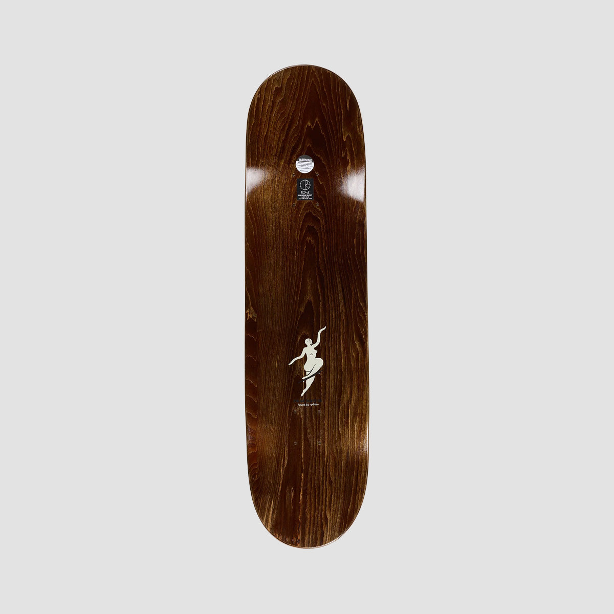 Polar Team No Comply Skateboard Deck Cream - 8.5" (Short)