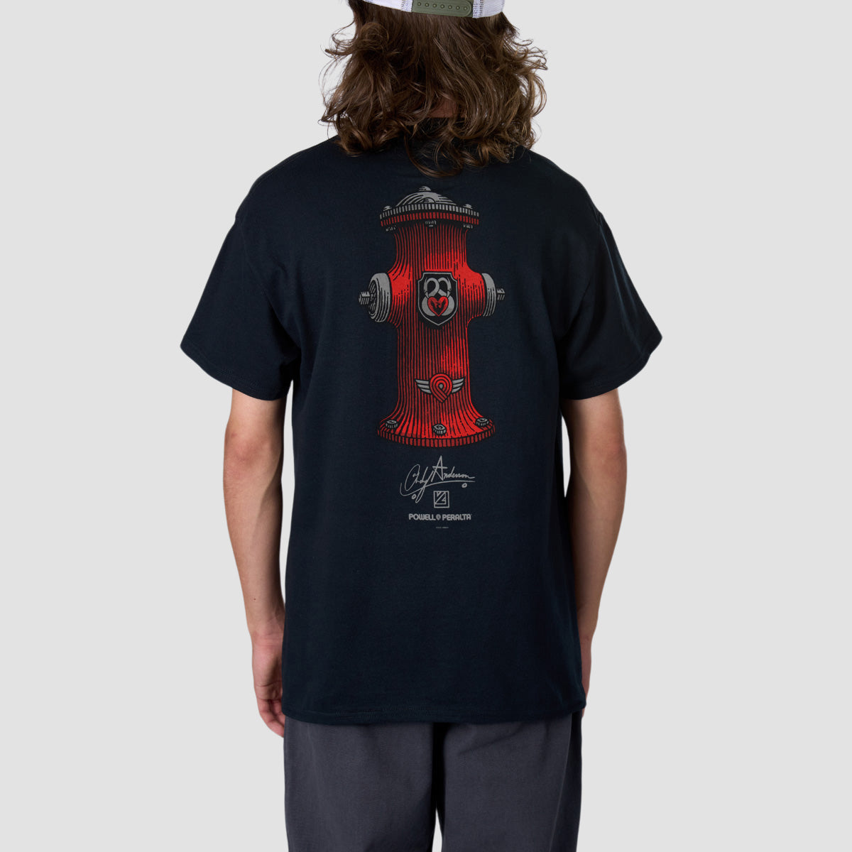 Powell Peralta Andy Anderson Hydrant 2 T-Shirt Black