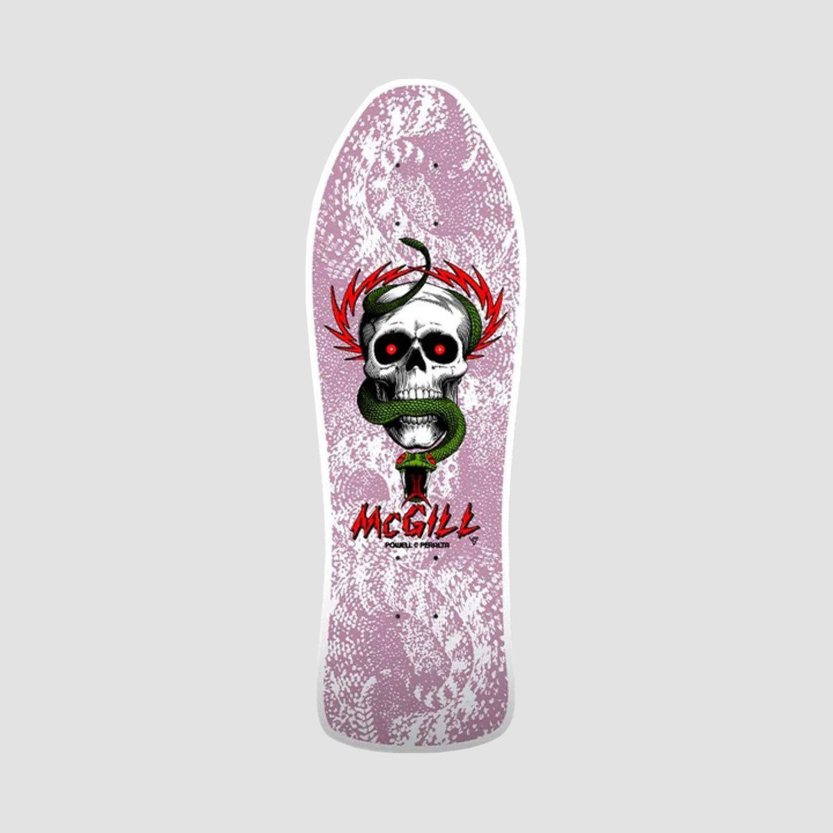 Powell Peralta Bones Brigade Series 15 Mike McGill Skateboard Deck White - 10"