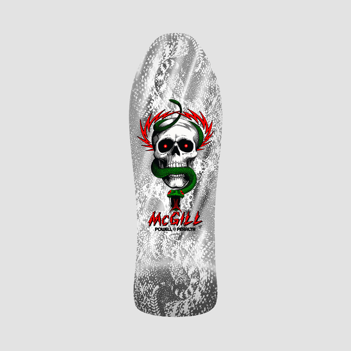 Powell Peralta Bones Brigade Series 17 Mike McGill Skateboard Deck White - 10"