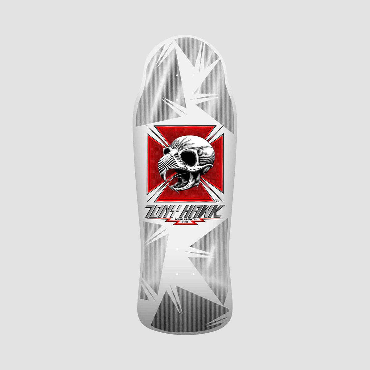 Powell Peralta Bones Brigade Series 17 Tony Hawk Skateboard Deck White - 10.38"