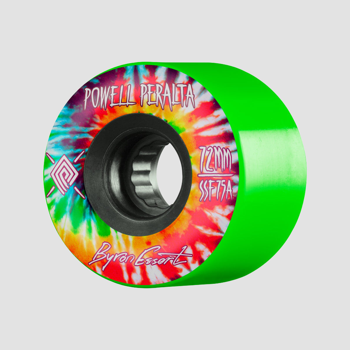 Powell Peralta Byron Essert 75A Skateboard Wheels Green/Black 72mm