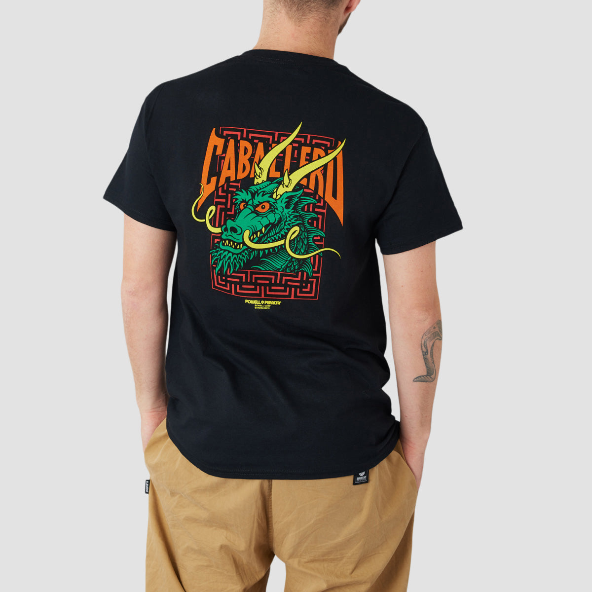 Powell Peralta Caballero Street Dragon T-Shirt Black