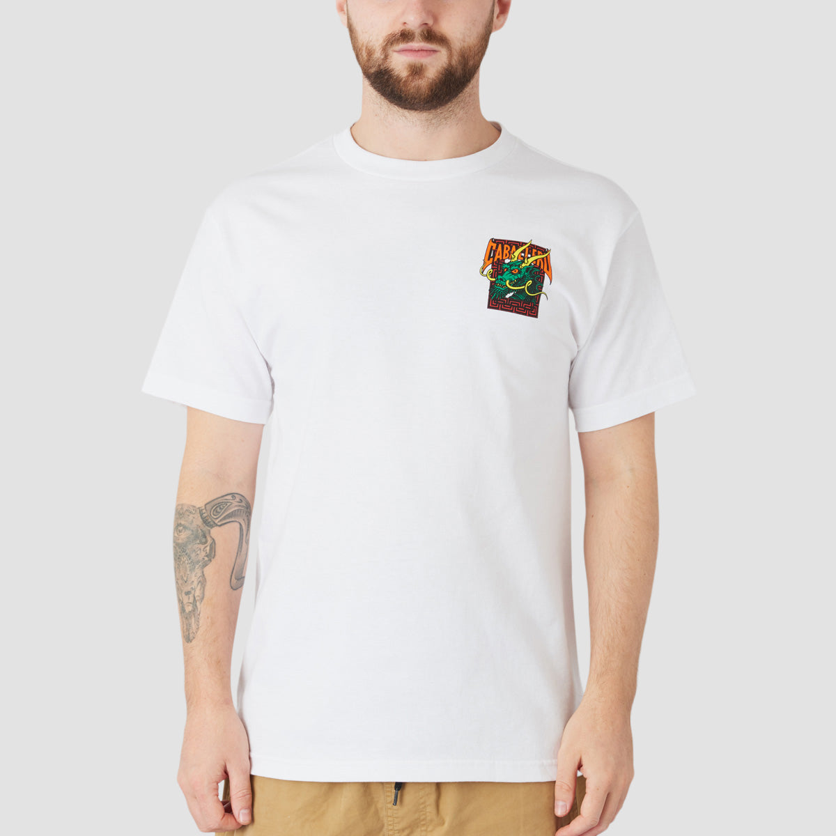 Powell Peralta Caballero Street Dragon T-Shirt White