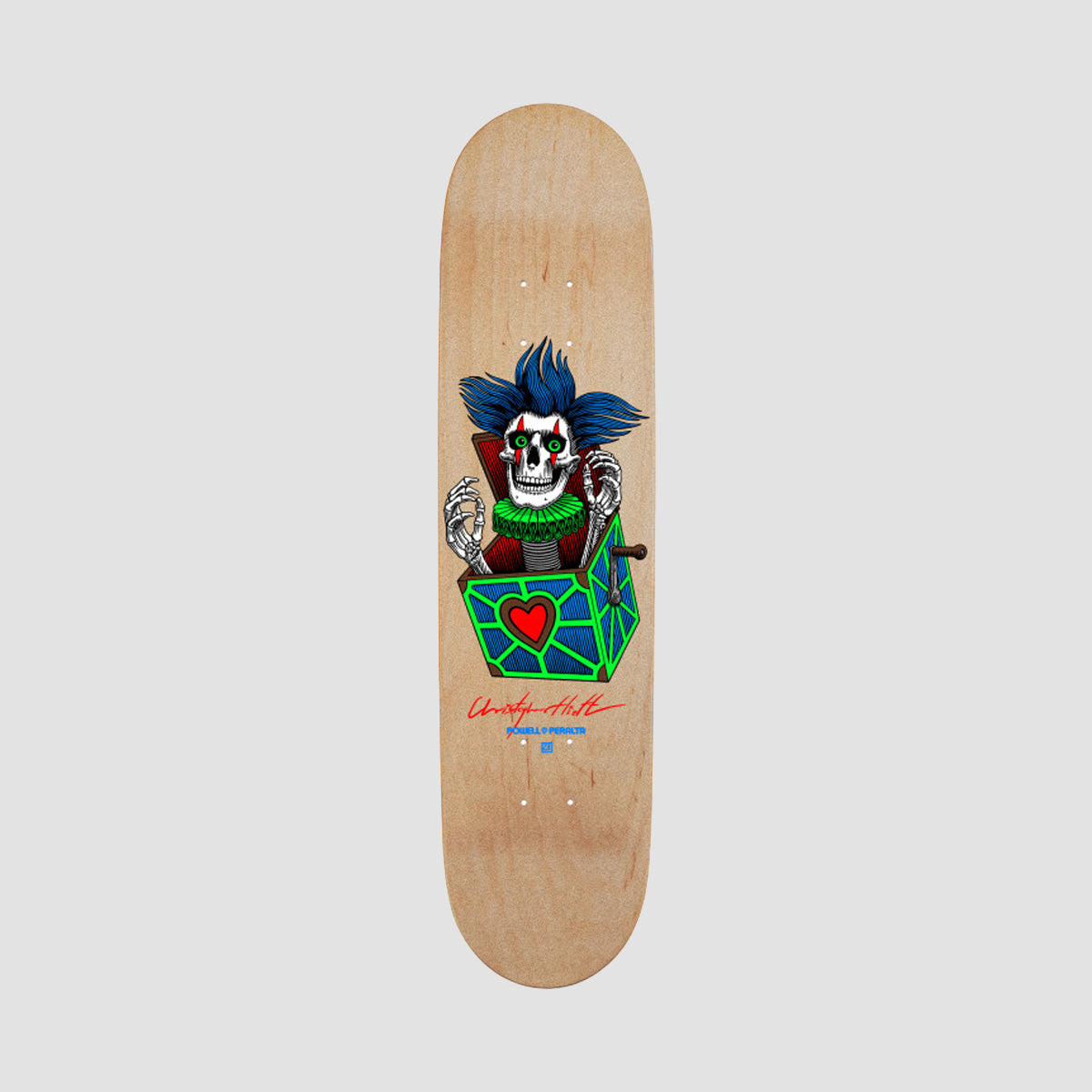 Powell Peralta Chris Hiett Skull Grip Tape Clear - 10.5"