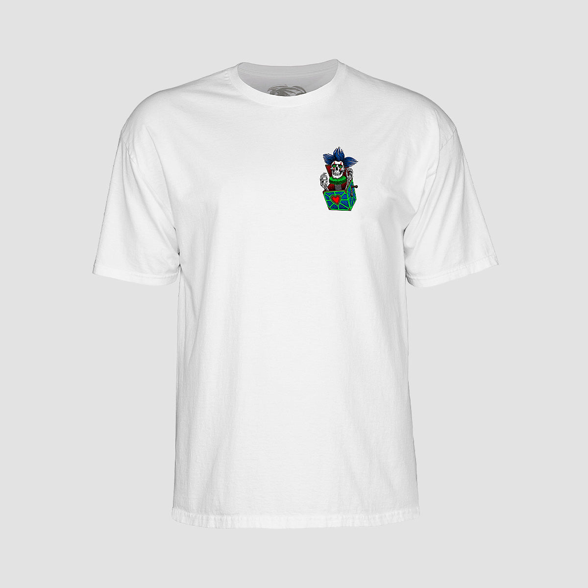 Powell Peralta Chris Hiett Skull T-Shirt White