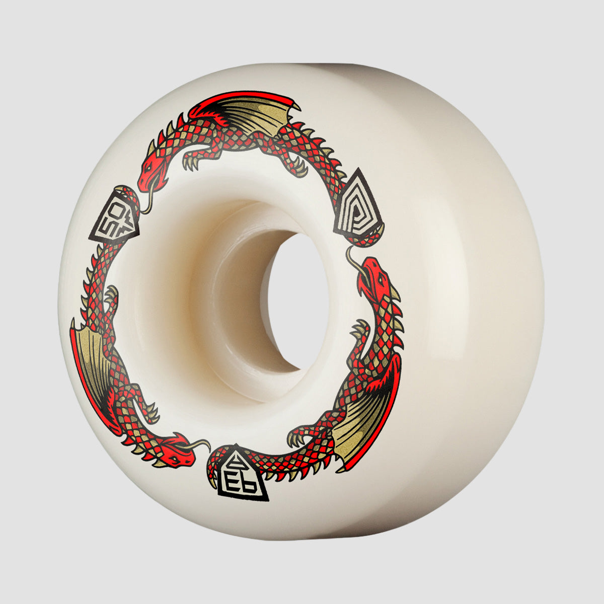 Powell Peralta Dragon Formula 93A V1 Skateboard Wheels Off White 50x30